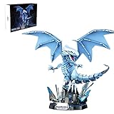 PRODUKTEINFÜHRUNG: Das Modell stellt den klassischen IP Game King im blauäugigen weißen Drachen wieder her. Modell mit einer Reihe von beweglichen Gelenken und unabhängig geformten Kopf. Die Basis des Modells ist mit einer Leuchtleiste ausgestattet. Schalten Sie den Schalter hinter der Basis, die Basis und der Wigwam kann beleuchtet werden.