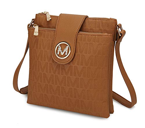 Bolsas transversais MKF para mulheres – tiras transversais, bolsa carteiro – bolsa de couro PU, bols