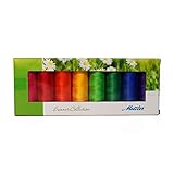 Mettler Thread Silk Finish 100% Mercerized Cotton Sewing Set; 8 Spools SUMMER Color Collection