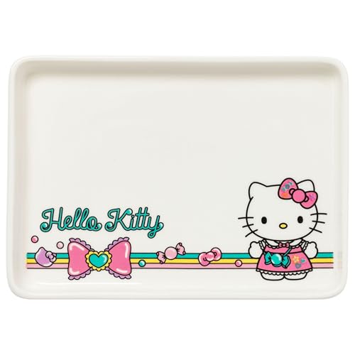 Image of Silver Buffalo Sanrio Hello Kitty Ceramic Sushi Set, 3 Piece Set
