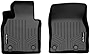 SMARTLINER Custom Fit All Weather 1st Row Black Floor Mat Liners Set Compatible with 2020-2023 Mazda CX-30