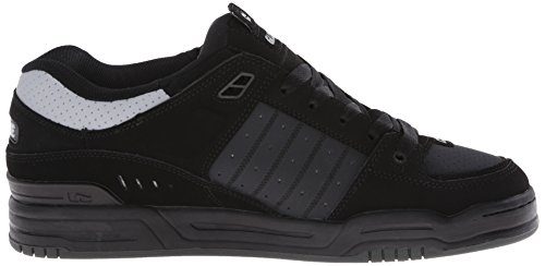 Image of Globe Mens Fusion Skate Shoes, Black /Night /Silver, 6 M US