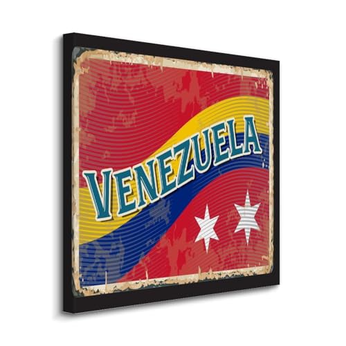 Lienzo de Venezuela de 50x50 cm: el regalo de inauguración ideal para un nuevo hogar
