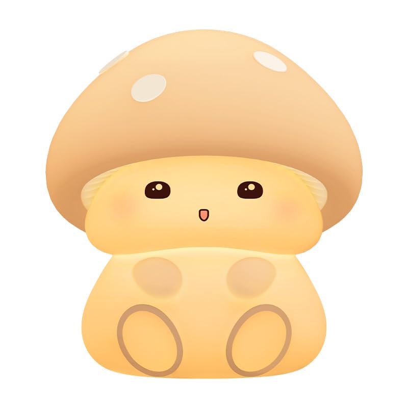 Veilleuse champignon en silicone : le cadeau de naissance idéal pour bébé