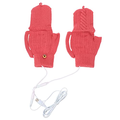 Guantes calefactables USB invierno para hombre y mujer cortavientos para esquí