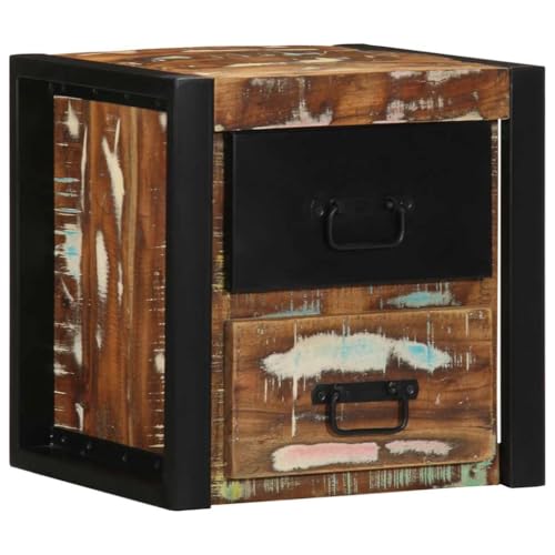Table de chevet murale bois massif pour chambre à coucher moderne - 2