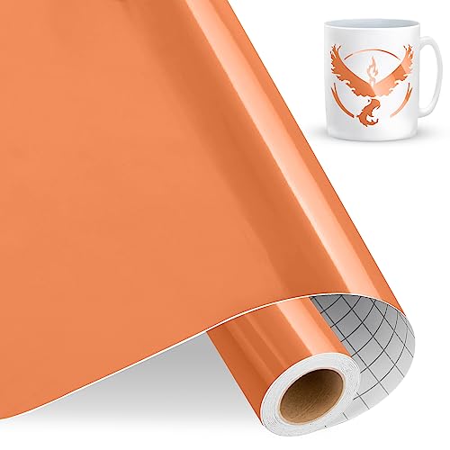 IModeur Lámina de Vinilo 30,5cm x 457,5cm Naranja