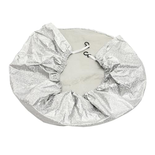 Mipcase Funda Protectora para Neumáticos De 27 a 29 Pulgadas Resistente Al Sol Polvo y Alta Temperatura Material De Aluminio Protección para Rueda De Repuesto Accesorios para Autocaravanas