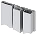 Hager 780-157 Series Aluminum Standard Duty Fire Rated Roton Continuous Geared Hinges, Full Surface, Clear Anodized, 83" Length (Pack of 1)