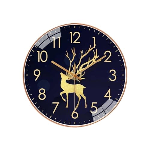 ZTHYSHOZ Reloj de Pared Reloj de Pared de Cuarzo for Sala de Estar, decoración del hogar, Reloj de Pared Moderno y Creativo con Pegatinas de Espejo acrílico Reloj de Pared Decorado Moderno