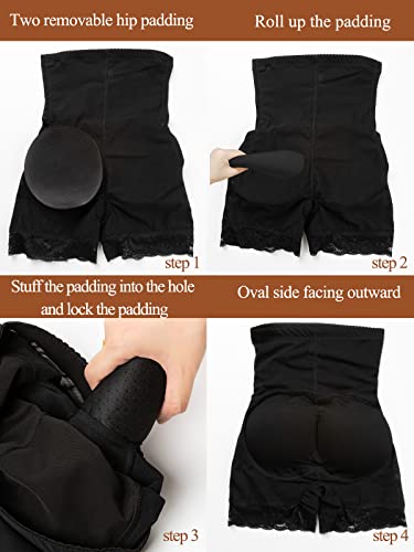Joyshaper Butt Lifter Panties Padded Underwear For Women Tummy Control Shapewear High Waist Hip Pads Enhancer Shorts #TOP4