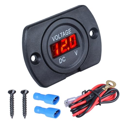 DMWD 1 ԗpdv 12V 24V LED fBXvC h Ehpl dQ[W  I[goC gbN Lp[ }Ή (plP[uttbgT[tFX ԐFLED)