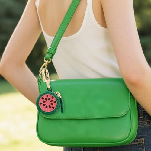 Peraca Cris Cute Coin Purse keychain Y2K Leather Mini Bag Keychain Fruit Bag Charms for Handbags Gifts for Women by Peraca Cris - Image 2