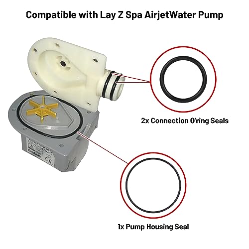 USEAMIE Lay Z Lazy Spa Rubber Seal Set A B/C plus Pump O Rings