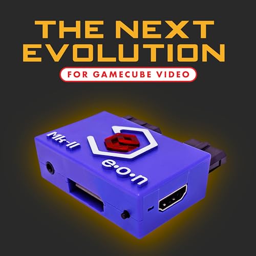 GCHD Mk-II | Gamecube HD Adapter for Nintendo Gamecube – HDMI Converter, Digital Audio, Plug & Play, Zero Lag, Video Enhancer (Indigo) by E E·O·N - Image 2