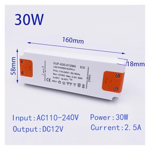 Régulateur de tension de pilote de LED AC 100-240V vers DC 12V 20W IP67 - 7