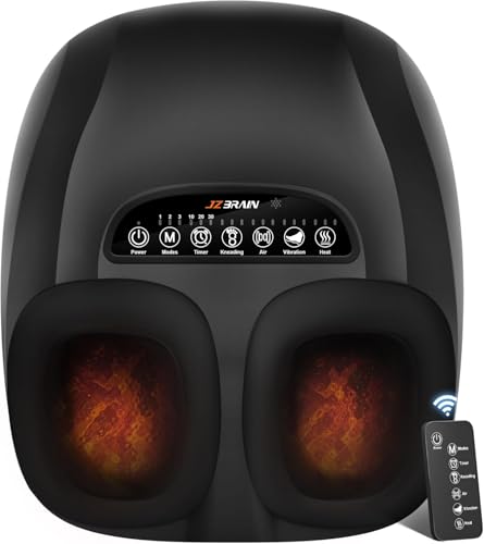 JZBRAIN Shiatsu Foot Massager Machine with Heat : Deep...
