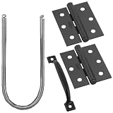 National Hardware N107-409 Screen/Storm Door Set, Black