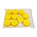 Benchmark B3000-CAP-Y Cap for Media Storage Bottle, Yellow (Pack of 10)