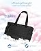 BISKLNDN Tote Bag for Women - Puffer Work Tote Handbag with Compartments, Carry-On Quilted Shoulder Bag for Work, Travel, Gym