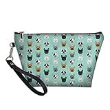 Multifunktionsfunktion: Mit abnehmbarem Wristlet-Riemen 5.3 ist diese Make-up-Tasche leicht und bequem zu tragen, ideal für den täglichen Gebrauch, das Dating Business and Travel