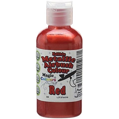 Magic Colours Metallic Edible Airbrush Food Colouring Cover