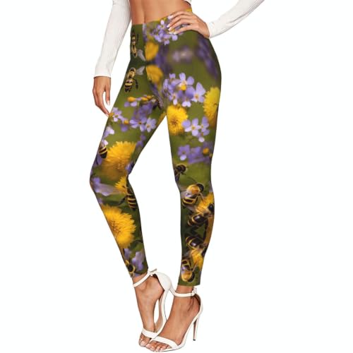 Leggings deportivos de mujer Rural Honey Bees ideales para tus sesiones de yoga y gimnasio
