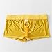 Mens Lingerie Stretchy Seamless Adjustable Exotic Plus Size Lingerie Funny Soft Male Athletic Comfort Fashion Stylish Panties Yellow