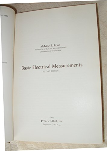 Basic Electrical Measurement B000PFNZKW Book Cover