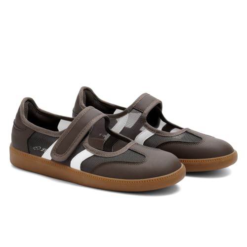Image of Tigeridea Sneakers for Women Comfortable Business Casual Tennis Shoes Lightweight Slip on Footwear Women's Fashion Retro Sneakers