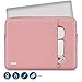 TECOOL 13.3-13.5 Inch Laptop Case Sleeve for MacBook Air/Pro 13,MacBook Pro 14 inch 2021,Huawei Matebook D14,13.5-Inch Surface Laptop 4/3 Protective Cover with Pocket, New Pink