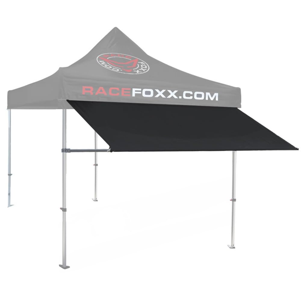 markise 3m wasserdicht wasserdichte für 3x3m Pavillon, 280x86 cm, Sonnen- und Regenschutz Frame:Black Stacked/Vivid Ember BLB Supreme Pro Grip Inventurrelevant