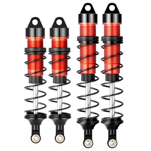 Front & Rear Shocks Set Adjustable Shocks Compatible With 1/8 Arrma Typhoon 6s Redcat Fs/zd Racing Buggy Truggy Replacement Parts (front & Rear)