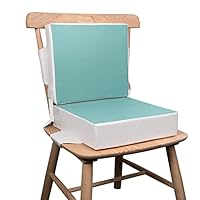 Kalawen Waterproof Booster Seat Dining, PU Washable 2 Straps Safety Buckle Kids Booster Seat for Dining Table\u2026