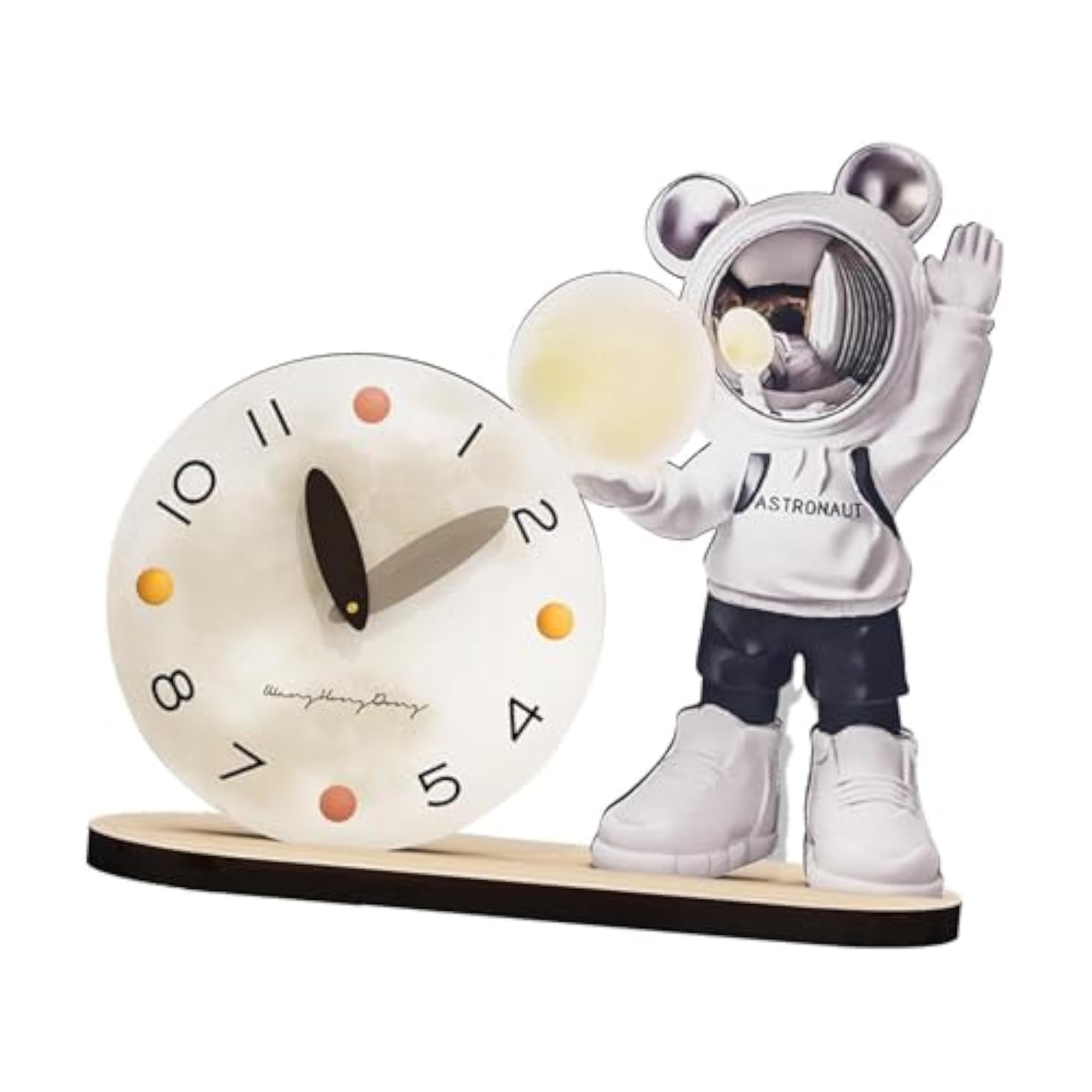 Nordic Mute Desk Clock for Kids Room and Office Decor