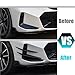 Compatible for BMW 3 Series G20 G21 G28 LCI M Sport 318i 320i 330i M340i 2022-2024+ Front Bumper Side Splitter AirVent Trim Blade(Carbon Fiber Look)
