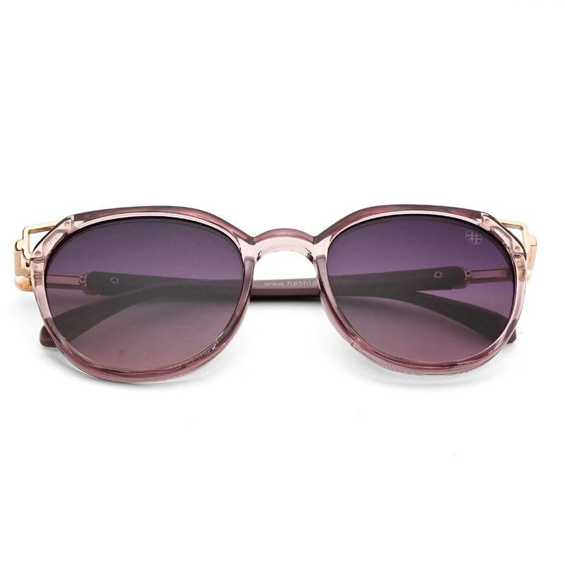 Image of HASHTAG EYEWEAR UV Protected Sunglasses for Women | Stylish Retro Gradient Goggles | Lightweight Polarized Eyewear | Driving Glasses | Fashionable Ladies Shades for Outdoor