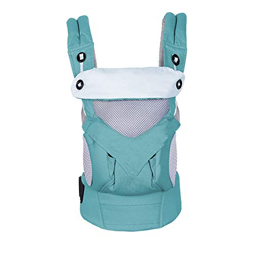 WONOOS Ergonomische Babytrage Mit Way Infant Baby Hipseat Carrier Vorderseite Mit Blick Auf Ergonomische Kangaroo Baby Wrap Sling Travel,Blau