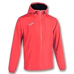 Joma Chubasquero Elite VIII Coral flúor: Chubasquero abierto con cremallera, incluye bolsillos y capucha ajustable mediante cordón elástico. en el interior incorpora una rejilla de mesh para aumentar la transpirabilidad. logotipo en tejido reflectante para aumentar la visibilidad del deport...