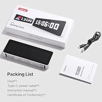ULANZI TC001 Smart Pixel Clock, Social Media Counter, Digitaler Wecker mit Wetter, AWTRIX Simulator, Retro Pixel Art Anzeigetafel Pomodoro Uhr Nachttisch Gaming Zimmer & Büro Dekor – Ansicht 9