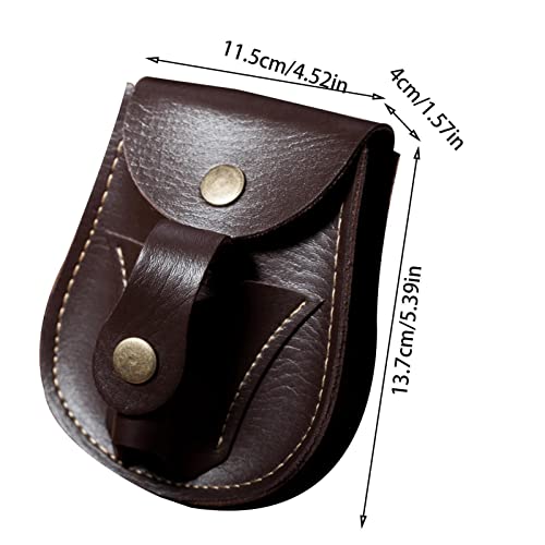 Estilingue de Caça Bolsa 2 em 1 | Estilingue de Caça de Couro | Estojo de armazenamento Fanny Pack c