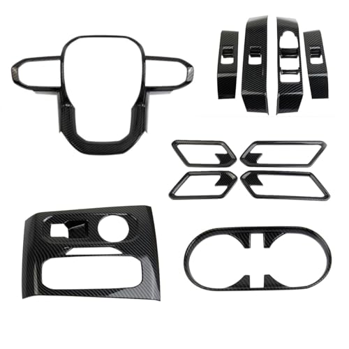 Insertions en fibre de carbone pour console Chevrolet Colorado 2023-2026