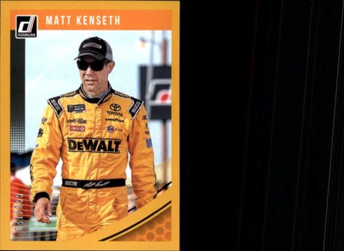 2019 Donruss Racing Gold #74 Matt Kenseth S299 DeWalt/Joe Gibbs Racing/Toyota Official Panini NASCAR Trading Card
