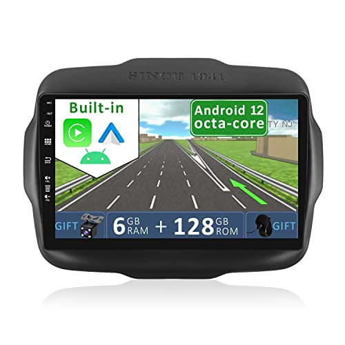YUNTX Android 10 [6GB+128GB] Autoradio per Jeep