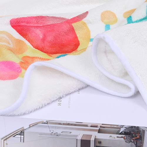 Anself Marcos mensais do bebê Cobertor de Flanela Macia Foto Foto Prop Fundo Presentes de Aniversári