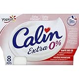 CALIN Fromage blanc 0% - Les 8 pots de 100g