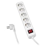  Alyco 199465 - Base multiple 5 enchufes con interruptor. 1.4 m cable