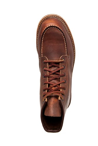 Heritage Men's Classic 1907 6-Inch Moc Toe Boot,Copper Rough & Tough,8.5 D US4