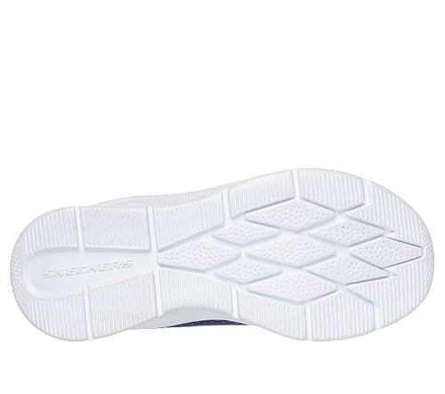 Skechers Microspec Max pour filles, Bleu marine/pervenche, 10.5 Little Kid