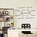 Wall Art Vinyl Stickers Travail d'équipe Mind Map Business Bureau Décoration Mots Stickers Muraux Objectifs Coopération Développer Stickers Chambre Art 30X50cm